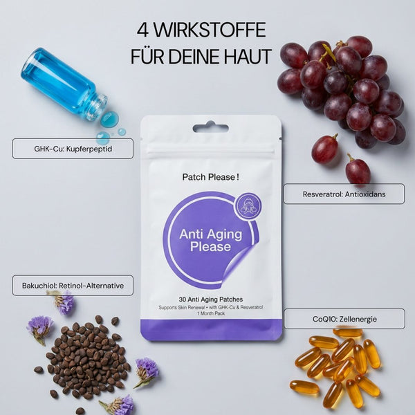 Anti-Aging Please: Bakuchiol, CoQ10, GHK-Cu und Resveratrol