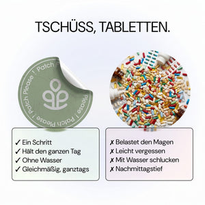 Anti-Stress Please: Patch statt Tabletten im Vergleich