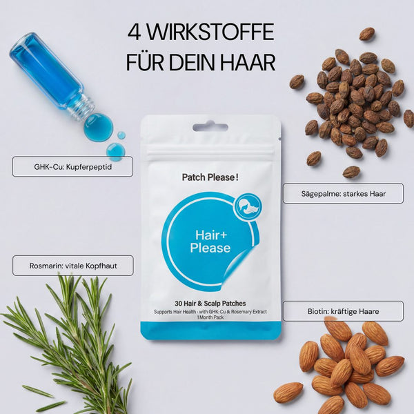 Hair+ Please: Rosmarin, Biotin, GHK-Cu und Sägepalme