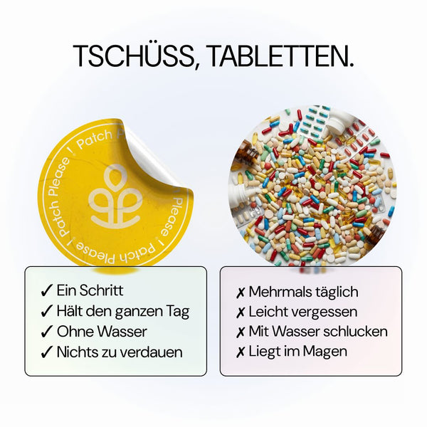 Mood Please: Patch statt Tabletten im Vergleich