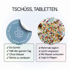 NAD+ Please: Patch statt Tabletten im Vergleich
