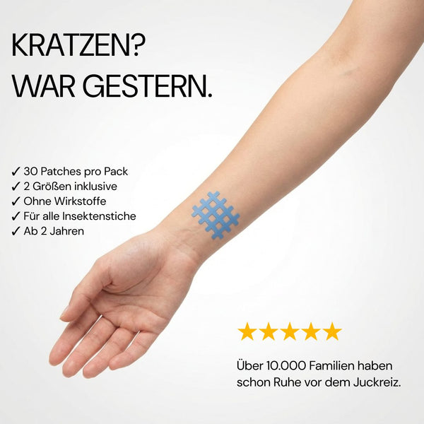 No Itch Please: 30 Patches pro Pack, ab 2 Jahren