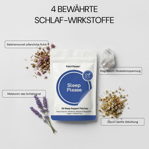 Sleep Please: 4 bewährte Schlaf-Wirkstoffe